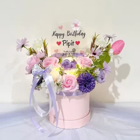 Bloom Box Akrilik Ucapan Ulang Tahun Kabupaten Magelang